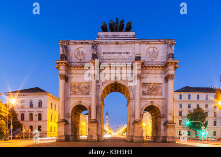 Deutschland, Bayern, München, Siegestor Stockfoto