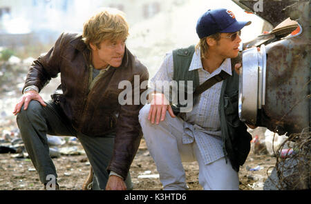 SPY GAME Robert Redford, BRAD PITT Datum: 2001 Stockfoto