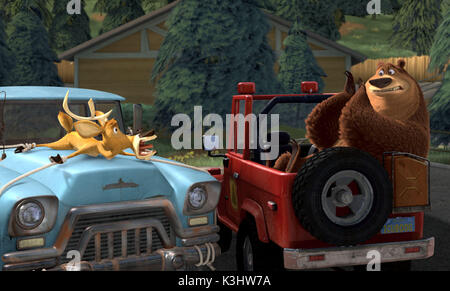 OPEN SEASON Ashton Kutcher stimmen Elliot, Martin Lawrence stimmen Boog Datum: 2006 Stockfoto