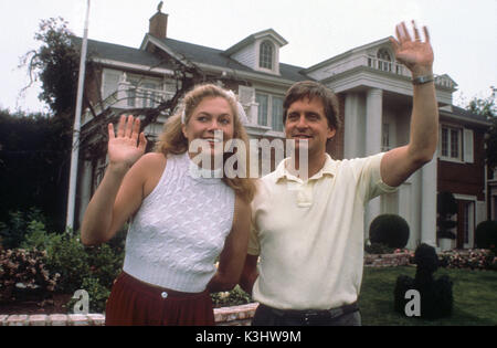 Der KRIEG DER ROSEN KATHLEEN TURNER, Michael Douglas Datum: 1989 Stockfoto