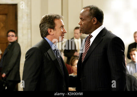 (L - R) Robert Downey, Jr., Tim Allen, Danny Glover Foto: Josef Lederer der ZOTTELIGE HUND ROBERT DOWNEY JR [Hintergrund], Tim ALLEN, Danny Glover [Vorne] Stockfoto