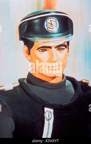 CAPTAIN SCARLET Captain Black Stockfoto