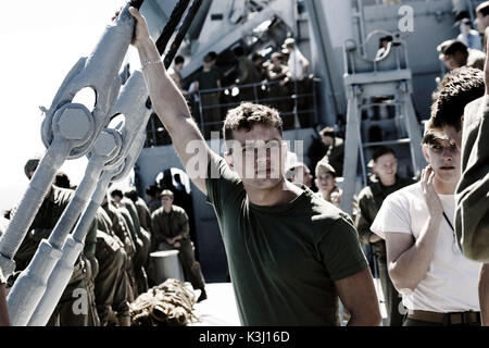 John 'Doc' Bradley (Ryan Phillippe) von Paramount Pictures und Warner Bros. Pictures' Weltkrieg II drama FLAGS unserer Väter, von Clint Eastwood. Flaggen unserer Väter [USA 2006] Ryan Phillippe als John 'Doc' Bradley Datum: 2006 Stockfoto