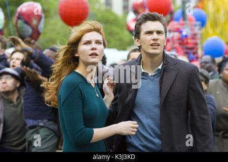 Kirsten Dunst und James Franco Spider-man 3 Kirsten Dunst als Mary Jane Watson, James Franco als Harry Osborn/New Goblin Datum: 2007 Stockfoto