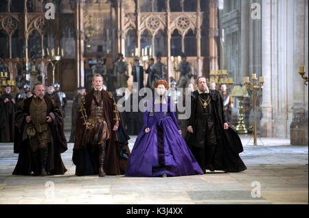 ELIZABETH: DAS GOLDENE ZEITALTER LAURENCE FOX wie Sir Christopher Hatton, CATE BLACNHETT als Königin Elizabeth I Geoffrey Rush als Sir Francis Walsingham NICHT IN BEREIT, BIS JAN 2008 ELIZABETH: DAS GOLDENE ZEITALTER Datum: 2007 Stockfoto