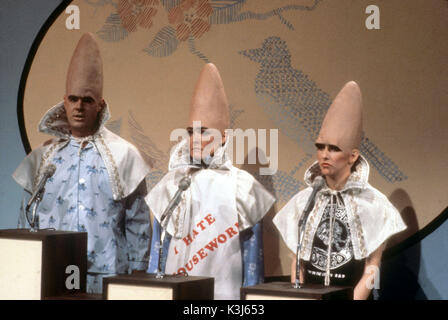 SATURDAY NIGHT LIVE [US-TV 1975 -] Dan Aykroyd, JANE CURTIN, LORAINE NEWMAN "coneheads" Stockfoto