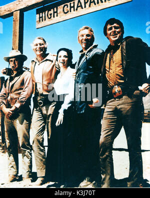 Die HIGH CHAPPARAL MARK SLADE, LEIF ERICKSON, LINDA CRISTAL, Cameron Mitchell, Henry Darrow Stockfoto