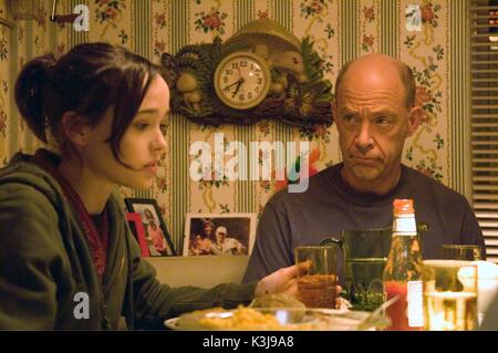 JUNO ELLEN PAGE, J.K. SIMMONS Datum: 2007 Stockfoto