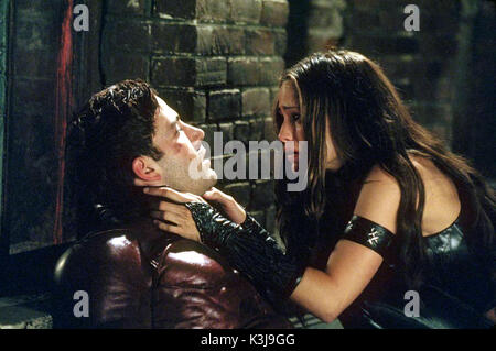 DAREDEVIL BEN AFFLECK als Matt Murdock/Daredevil, Jennifer Garner als Elektra Natchios DAREDEVIL Datum: 2003 Stockfoto