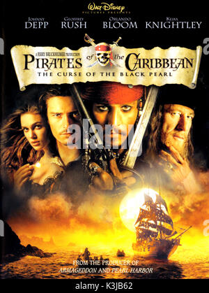 Piraten der Karibischen Meere: DER FLUCH DER SCHWARZEN PERLE Datum: 2003 Stockfoto