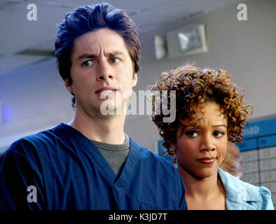 SCRUBS [US TV Serie 2001-] Zach Braff als Dr. John "J.D." Dorian, Stockfoto