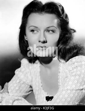 RHONDA FLEMING, US-amerikanische Schauspielerin 1945 Rhonda Fleming fotografiert. Stockfoto