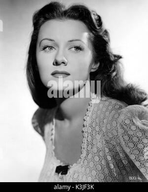 RHONDA FLEMING, US-amerikanische Schauspielerin 1945 Rhonda Fleming fotografiert. Stockfoto