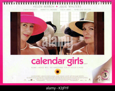 Kalender Girls Helen Mirren, JULIE WALTERS KALENDER GIRLS Datum: 2003 Stockfoto