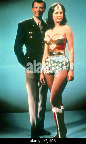 WONDER WOMAN LYLE WAGGONER, Lynda Carter als Wonderwoman Wonder Woman Stockfoto