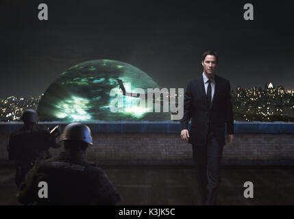 Der TAG, AN DEM DIE ERDE STILLSTAND Keanu Reeves DER TAG, AN DEM DIE ERDE STILLSTAND Datum: 2008 Stockfoto