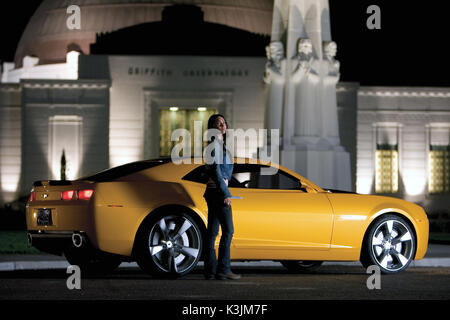 Transformatoren Megan Fox, Bumblebee Transformatoren Datum: 2007 Stockfoto