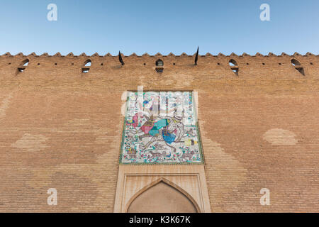 Iran, Zentraliran, Shiraz, Arg-e Karim Khan Zitadelle Festung Stockfoto