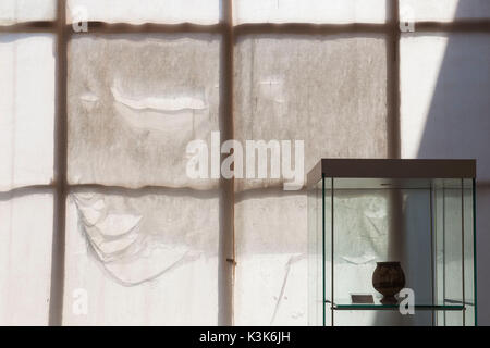 Iran, Teheran, National Museum der Iran, Fenster Vorhang details Stockfoto