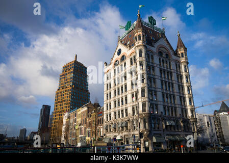 Niederlande, Rotterdam, Witte Huis, b. 1898, erste Wolkenkratzer in Europa Stockfoto