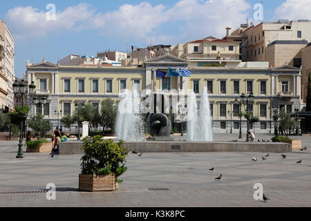 Griechenland Athen Kotzia-platz Nationalbank Museum von Griechenland Stockfoto