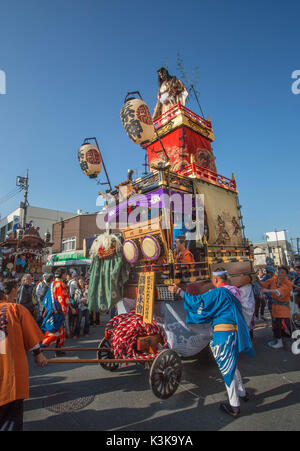 Japan, Saitama Provinz, Stadt, Hanno Hanno Festival Stockfoto