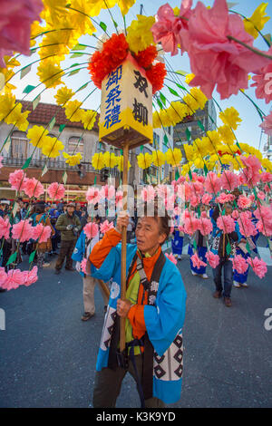 Japan, Saitama Provinz, Stadt, Hanno Hanno Festival Stockfoto