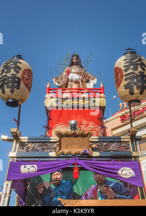 Japan, Saitama Provinz, Stadt, Hanno Hanno Festival Stockfoto