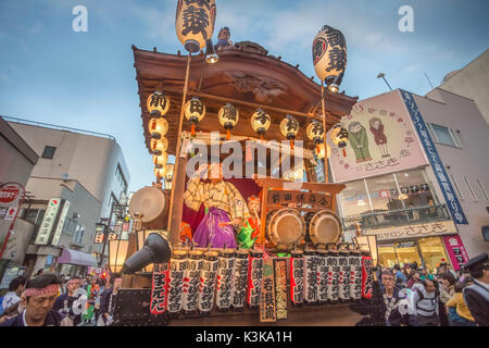 Japan, Saitama Provinz, Stadt, Hanno Hanno Festival Stockfoto