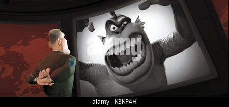 Monster vs Aliens Kiefer Sutherland als Allgemeine W.R. Monger, WILL ARNETT als Missing Link Datum: 2009 Stockfoto