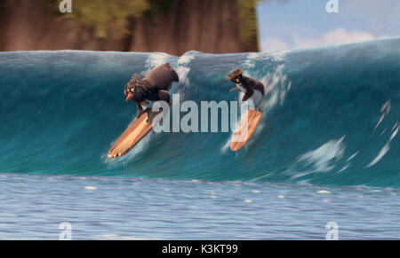 SURF'S UP [USA 2007] Jeff Bridges Voices "Geek", SHIA LABEOUF stimmen Cody Maverick Datum: 2007 Stockfoto