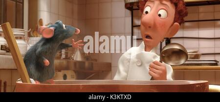 RATATOUILLE REMY, LINGUINI Datum: 2007 Stockfoto