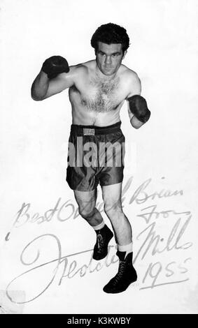 FREDDIE MILLS britischen Boxer und Schauspieler Stockfoto