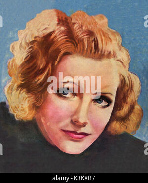 GRETA GARBO schwedische Schauspielerin und Model, der Ruhm in amerikanischen Filmen gefunden Stockfoto