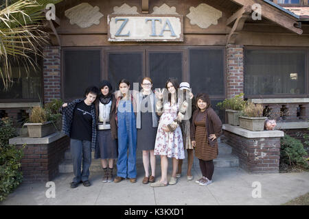 Die HOUSE BUNNY Die sorority Schwestern von Zeta Alpha Zeta-Kat Dennings, Rumer Willis, Dana Goodman, Emma Stone, Katharine McPhee, Kiely Williams, Kimberly Makkouk Datum: 2008 Stockfoto