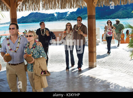 COUPLES RETREAT Jason Bateman, Kristen Bell, Jon Favreau, Malin Akerman, Vince Vaughn, Kristin Davis, FAIZON LOVE Datum: 2009 Stockfoto