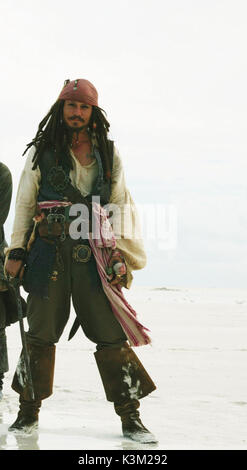 Piraten der Karibischen Meere: Brust des toten Mannes [USA 2006] Johnny Depp ist Captain Jack Sparrow Datum: 2006 Stockfoto