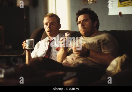 SHAUN OF THE DEAD SIMON PEGG, NICK FROST Datum: 2004 Stockfoto