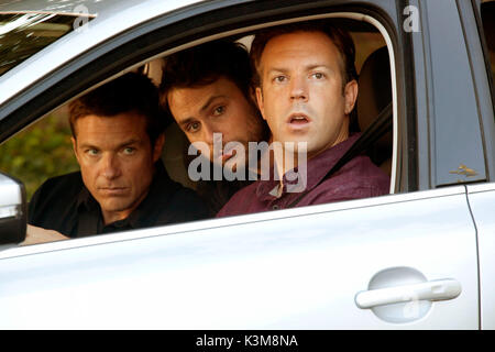 Schreckliche Chefs Jason Bateman als Nick, CHARLIE TAG als Dale und JASON SUDEIKIS wie Kurt Datum: 2011 Stockfoto