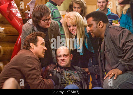 HOT TUB TIME MACHINE John Cusack, CLARK DUKE, Rob Corddry, COLLETTE WOLFE, Craig Robinson Datum: 2010 Stockfoto