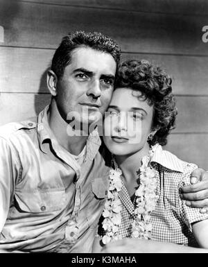 Amerikanische GUERILLA AUF DEN PHILIPPINEN [USA 1950] aka Ich komme wieder [BR Title] TYRONE POWER, MICHELINE PRESLE Datum: 1950 Stockfoto