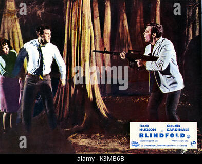 Augenbinde [USA 1965] Claudia Cardinale, Rock Hudson, GUY STOCKWELL Datum: 1965 Stockfoto