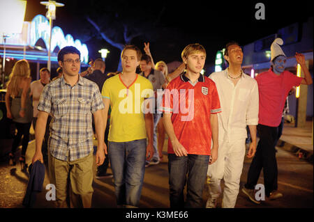 Die INBETWEENERS FILM [BR 2011] [L - R] SIMON VOGEL, Joe Thomas, JAMES BUCKLEY, BLAKE HARRISON Datum: 2011 Stockfoto