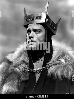 MACBETH [USA 1948] Orson Welles als MacBeth Datum: 1948 Stockfoto