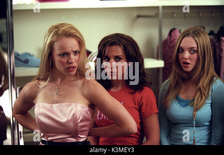 MEAN GIRLS [USA 2004] [L - R], RACHEL MCADAMS, Lacey Chabert, Amanda Seyfried Datum: 2004 Stockfoto