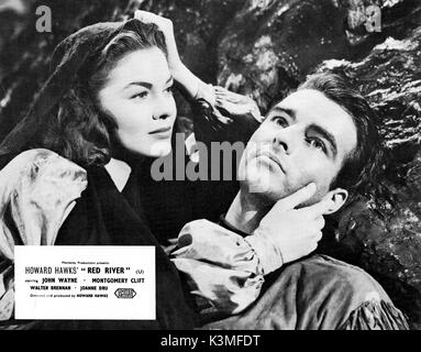 RED RIVER [USA 1948] JOANNE DRU, Montgomery Clift Datum: 1948 Stockfoto