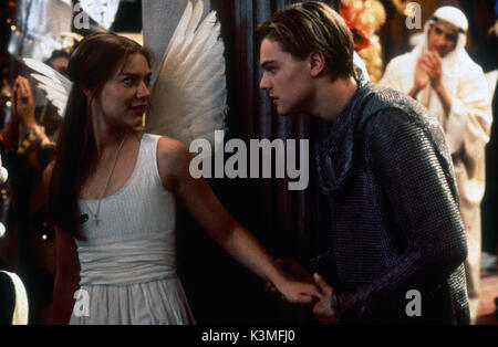 WILLIAM SHAKESPEARES ROMEO + JULIA [USA 1996] aka ROMEO + JULIET LEONARDO DICAPRIO als Romeo, Claire Danes als Julia Datum: 1996 Stockfoto