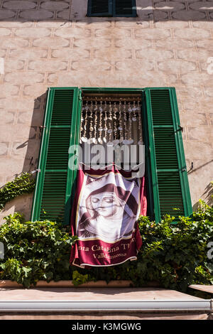 Valldemossa ist ein Dorf auf der Insel Mallorca, Balearen, Spanien. Stockfoto