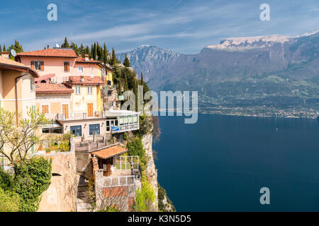 Pieve Tremosine Sul Garda, Gardasee, Provinz Brescia, Lombardei, Italien. Stockfoto