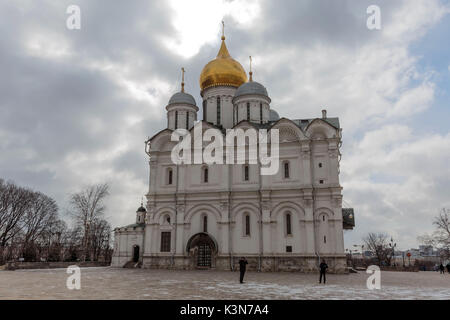 Russland, Moskau, Kathedrale des Erzengels im Moskauer Kreml Stockfoto